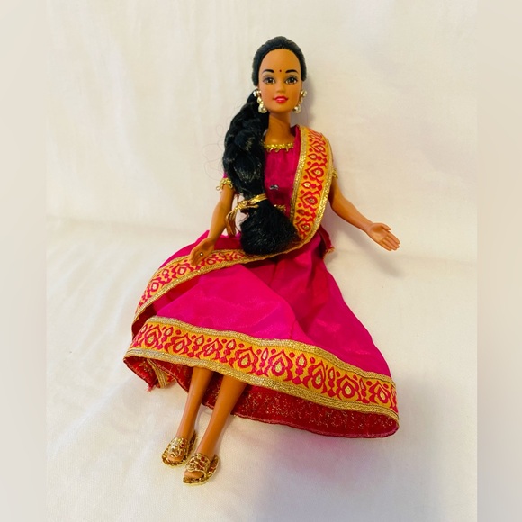 Barbie Dolls of the World, Indian Barbie 1995, Mattel - Picture 2 of 8